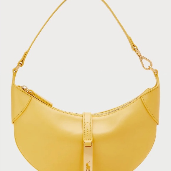 Polo Ralph Lauren Handbags - Polo ID Leather Mini Shoulder Bag
in Canary Yellow